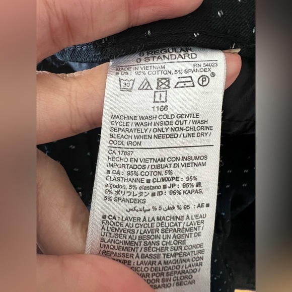 Old Navy Black Mid Rise Skinny Dress Pants Size 0 - Picture 9 of 9